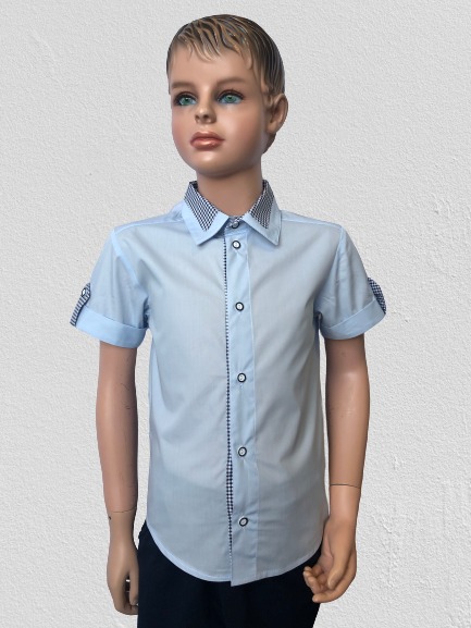 Мальчик в рубашке с коротким рукавом